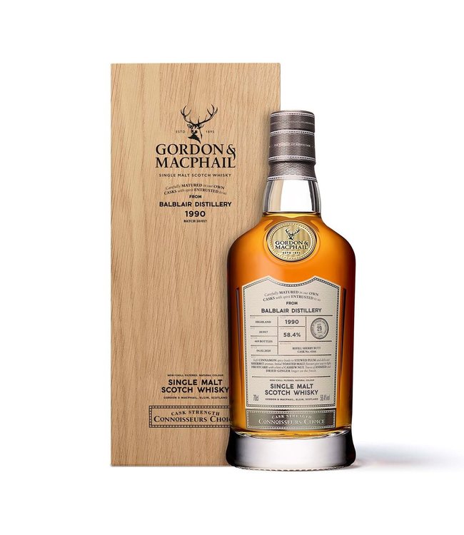 Balblair 29 Years Old 1990 Gordon & MacPhail 0,70 ltr 58,4%