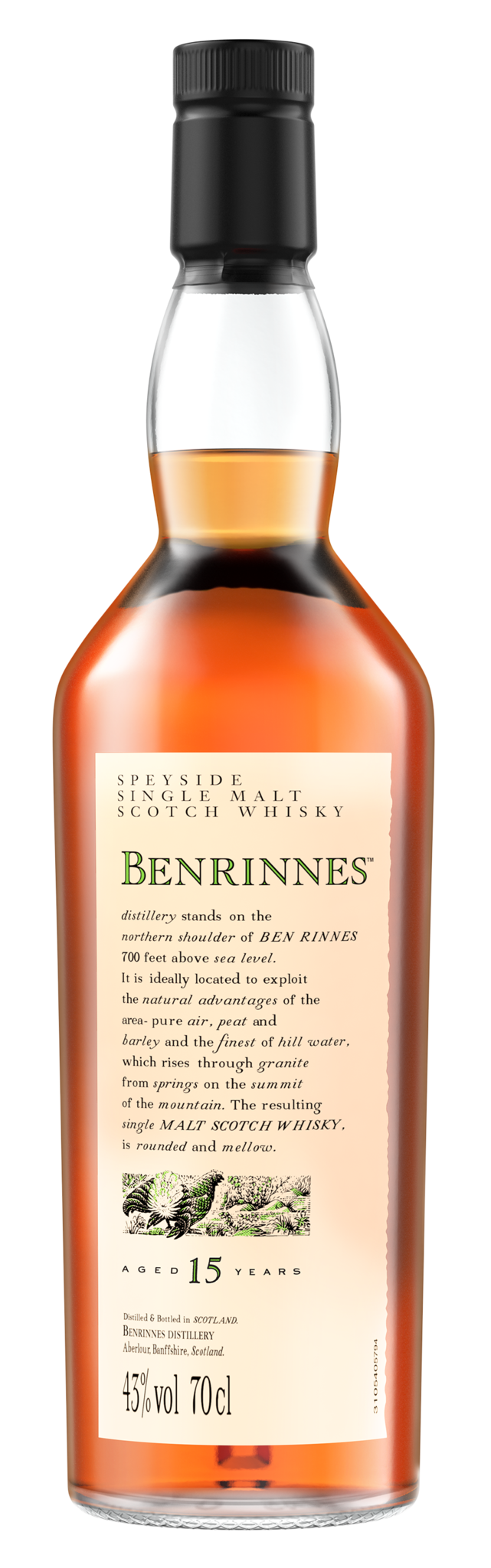 Benrinnes 15 Years Old Flora & Fauna 0,70 ltr 43%