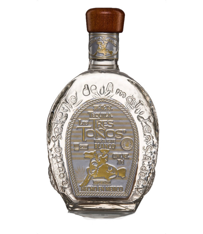 Tequila Los Tres Tonos Blanco 0,70 ltr 38%