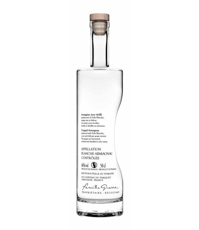 Domaine Tariquet Armagnac Blanche Distilled 2020 0,50 ltr 46%