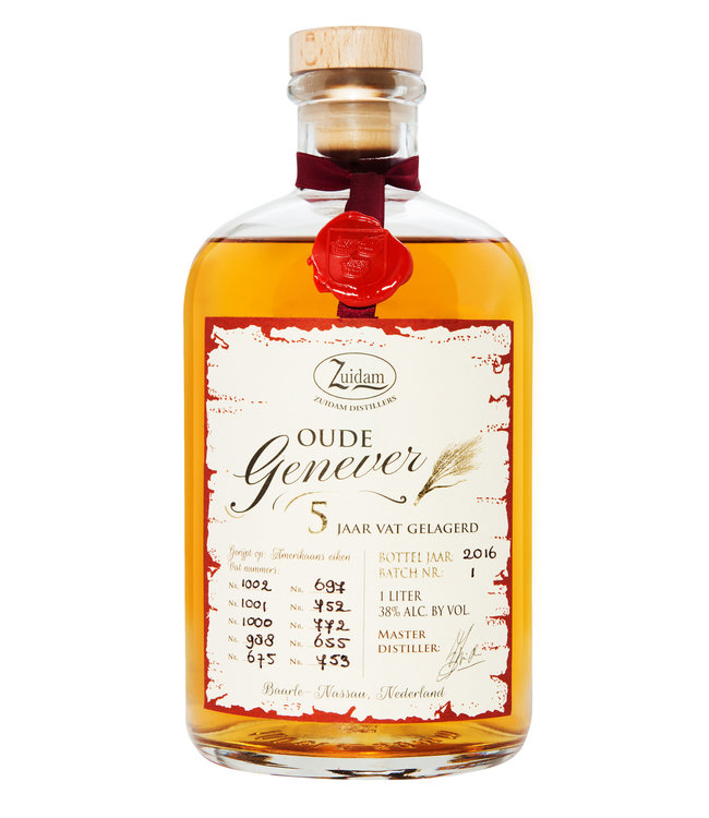 Zuidam Oude Genever 5 Jaar 1,00 ltr 38%