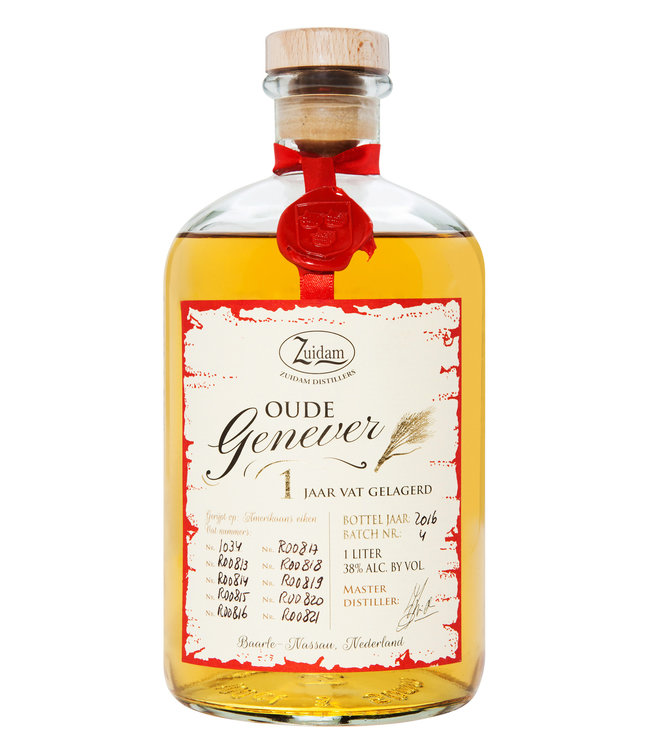 Zuidam Oude Genever 1 Jaar 1,00 ltr 38%