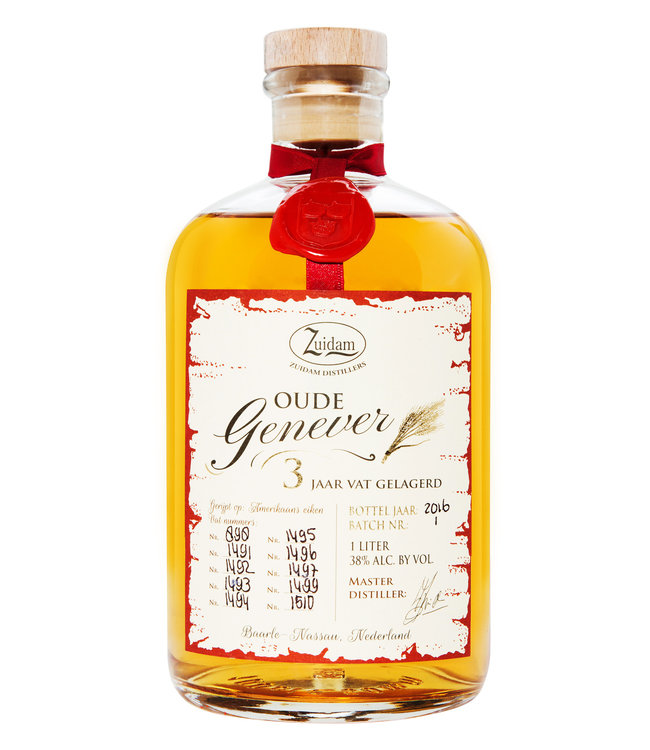 Zuidam Oude Genever 3 Jaar 1,00 ltr 38%