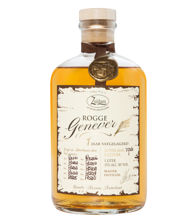 Zuidam Rogge Genever 1,00 ltr 35%