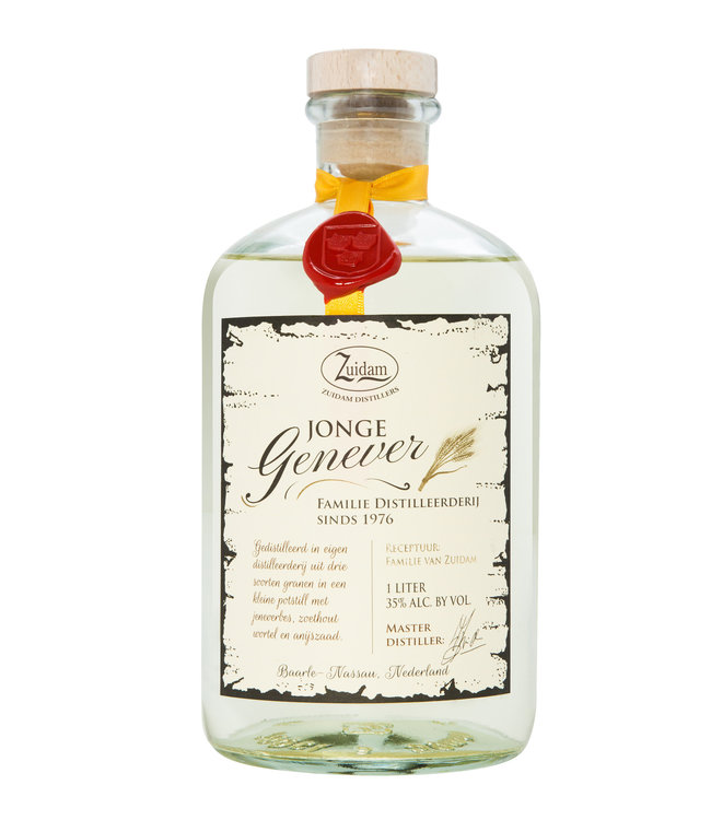 Zuidam Jonge Graan Genever 1,00 ltr 35%