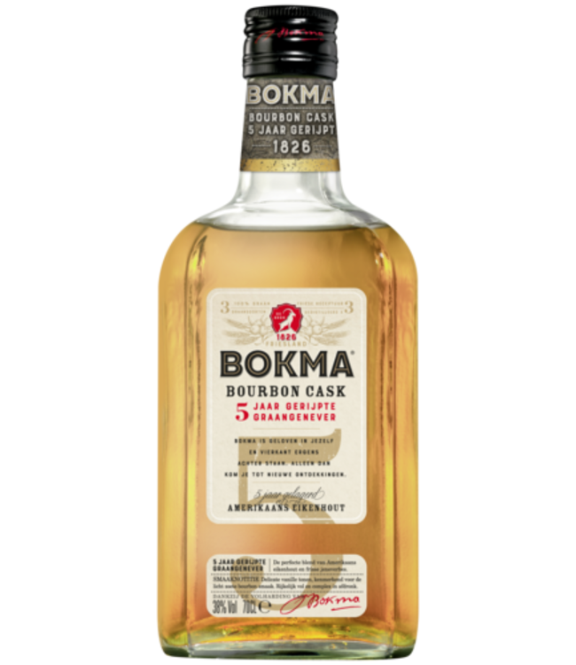 Bokma Oude Jenever 5 Years Old Bourbon Cask 0,70 ltr 38%