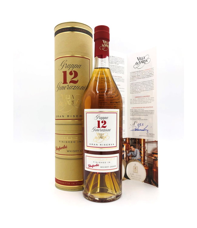 Villa De Varda Grappa 12 Generazioni Gran Riserva 0,70 ltr 42%