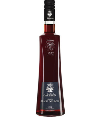 Carton Cartron Creme De Fraise Des Bois 0,70 ltr 18%