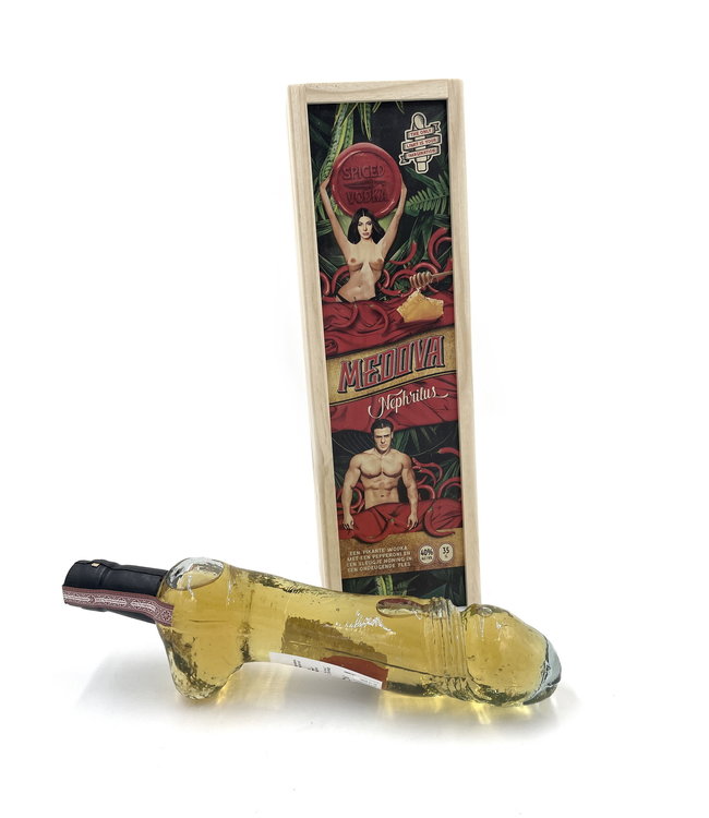 Medova Honeypepper Dildo In Kist 0,35 ltr 40%
