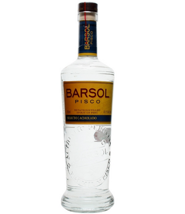 Pisco Barsol Selecto Acholado 0,70 ltr 41,3%