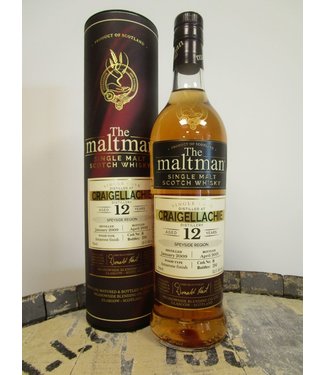 Craigellachie Craigellachie 12 Years Old 2009 The Maltman 0,70 ltr 52,5%