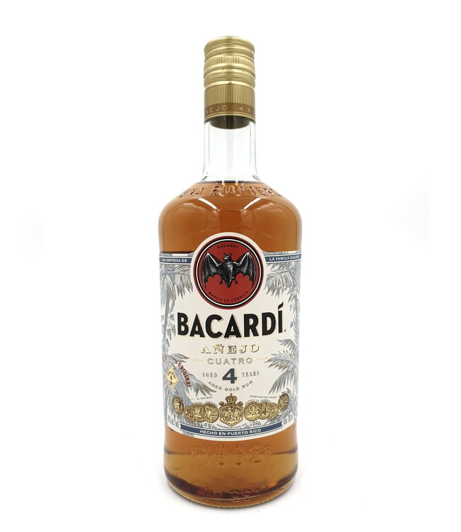 Bacardi Cuatro 4 Years Old 0,70 ltr 40%
