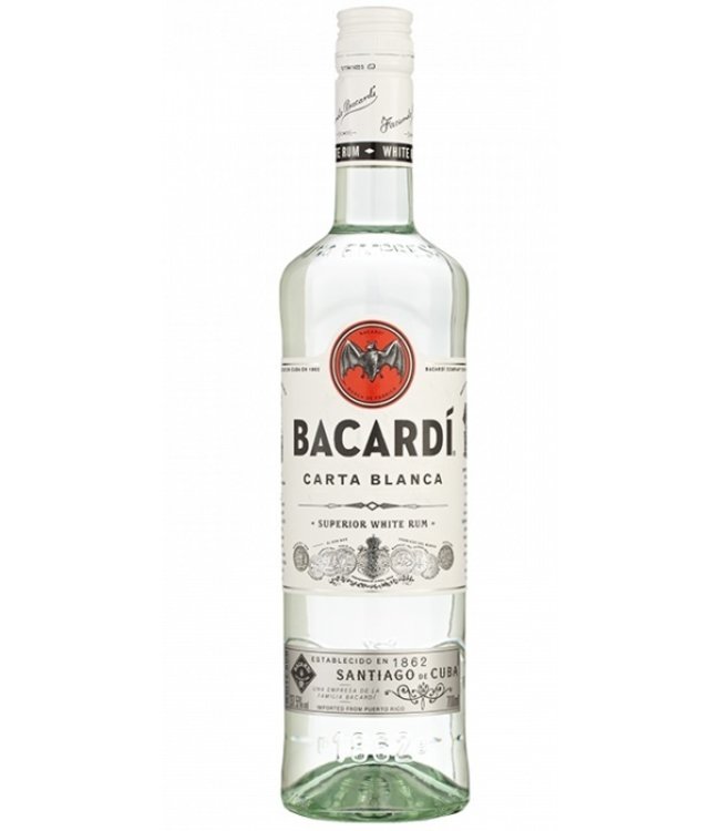 Bacardi Carta Blanca 0,70 ltr 37,5%