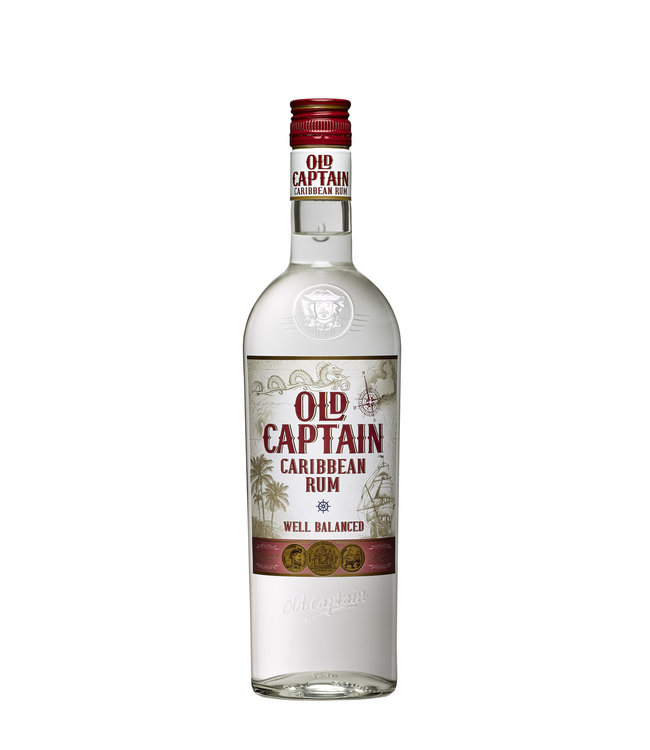 Old Captain Rum Wit 0,70 ltr 37,5%