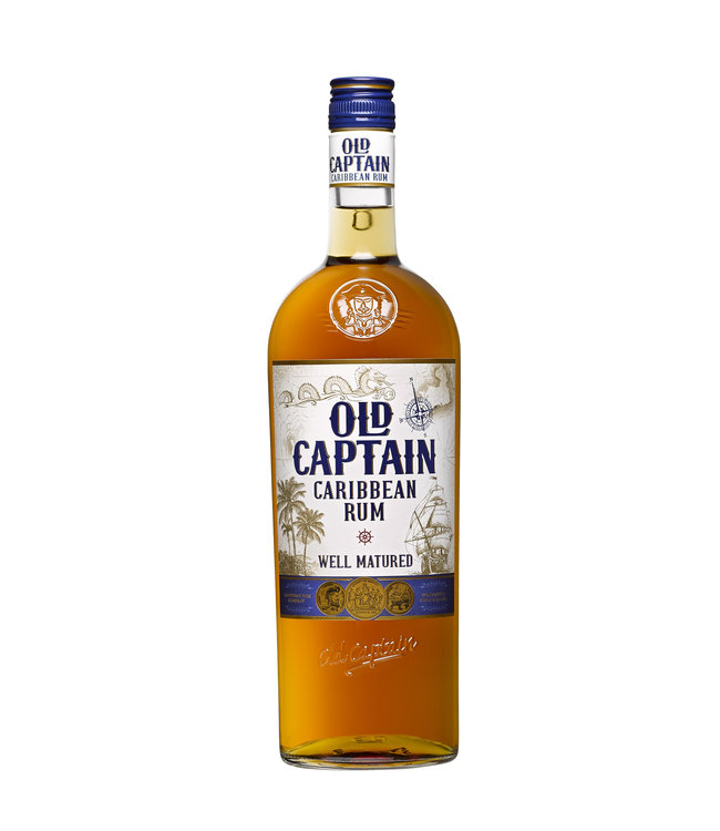 Old Captain Rum Bruin 1,00 ltr 37,5%