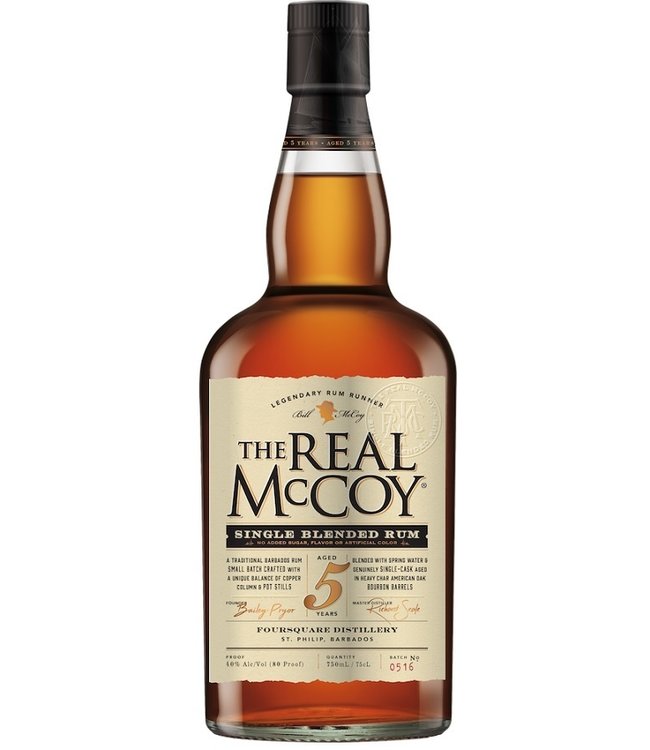 The Real Mccoy 5 Years Old 0,70 ltr 40%
