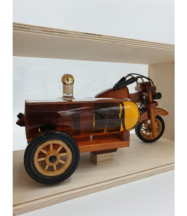 Motor + Zijspan Met Whisky 0,35 ltr 40%