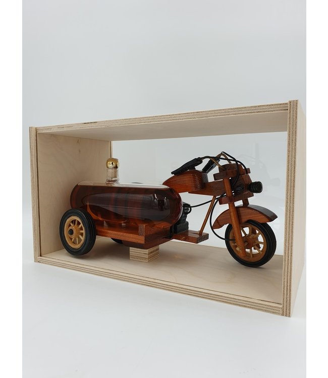 Motor + Zijspan Met Whisky 0,35 ltr 40%