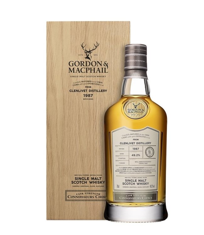 Glenlivet 33 Years Old 1987 Gordon & MacPhail 0,70 ltr 49,2%