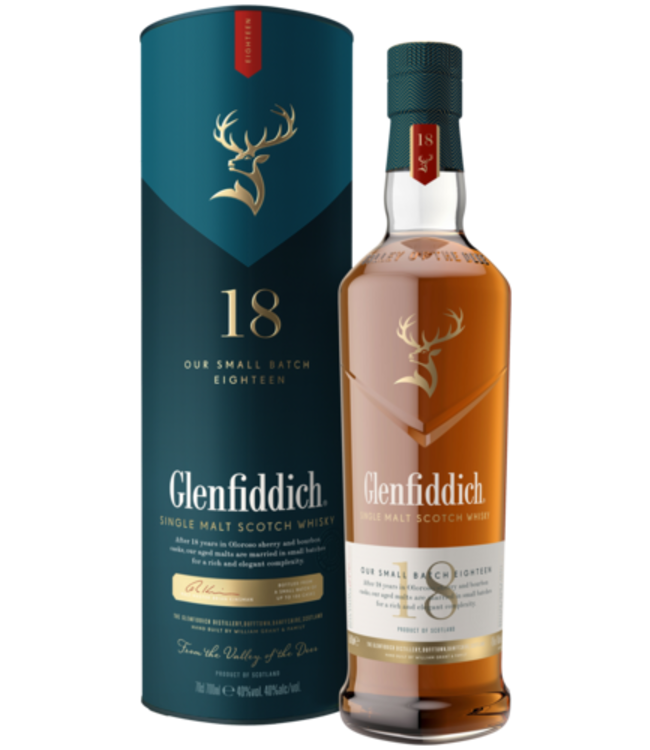 Glenfiddich 18 Years Old 0,70 ltr 40%