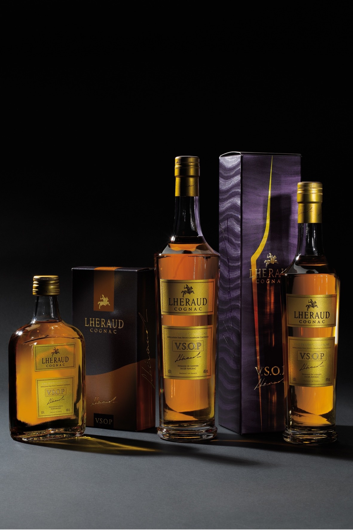 Cognac Lheraud VSOP 0,35 ltr 40%