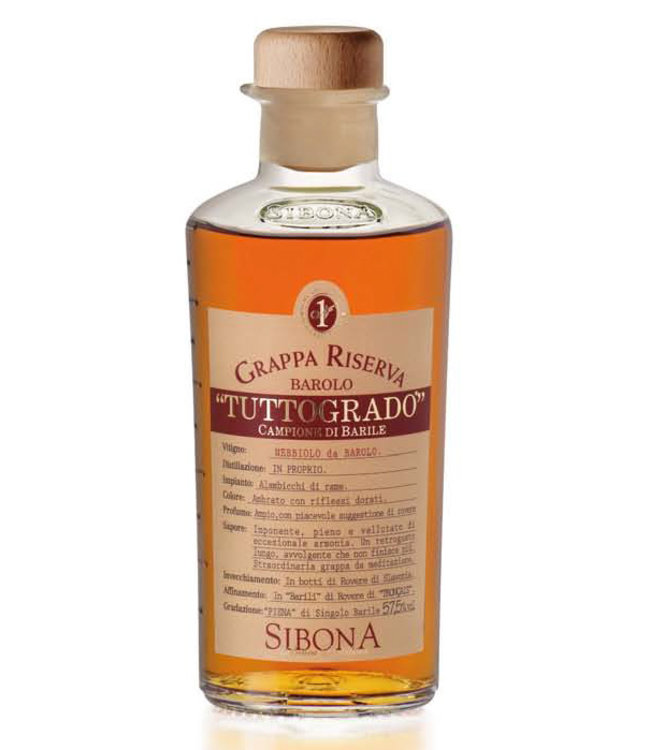 Grappa Sibona Barolo Tuttogrado 0,50 ltr 57,5%