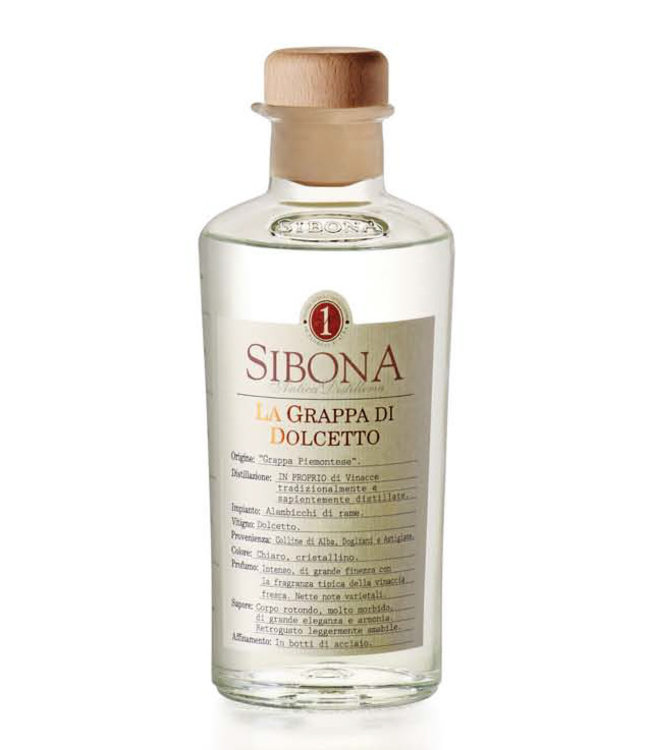 Grappa Sibona Dolcetto 0,50 ltr 42%