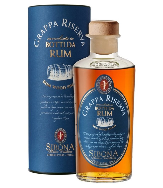 Grappa Sibona Riserva Rumwood 0,50 ltr 44%