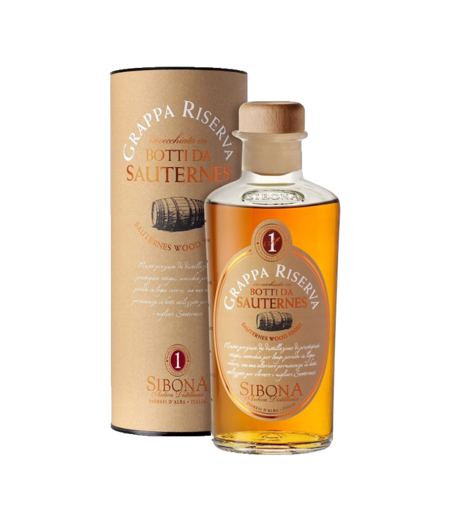 Grappa Sibona Riserve Sauterneswood 0,50 ltr 44%