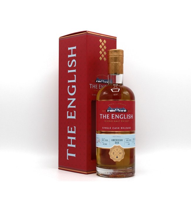 Whisky The English Red Range 10 Years Old 0,70 ltr 58,1%