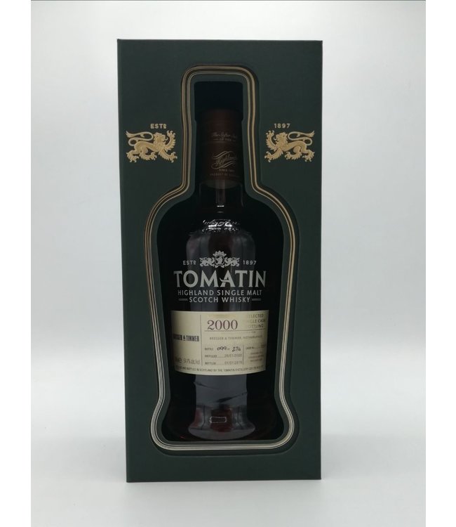 Whisky Tomatin Single Cask 2000 0,70 ltr 54,4%