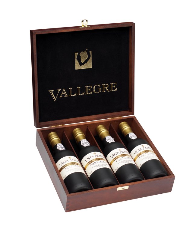 Port Vista Alegre 100 jaar in kist 4 flessen 1,50 ltr 20%