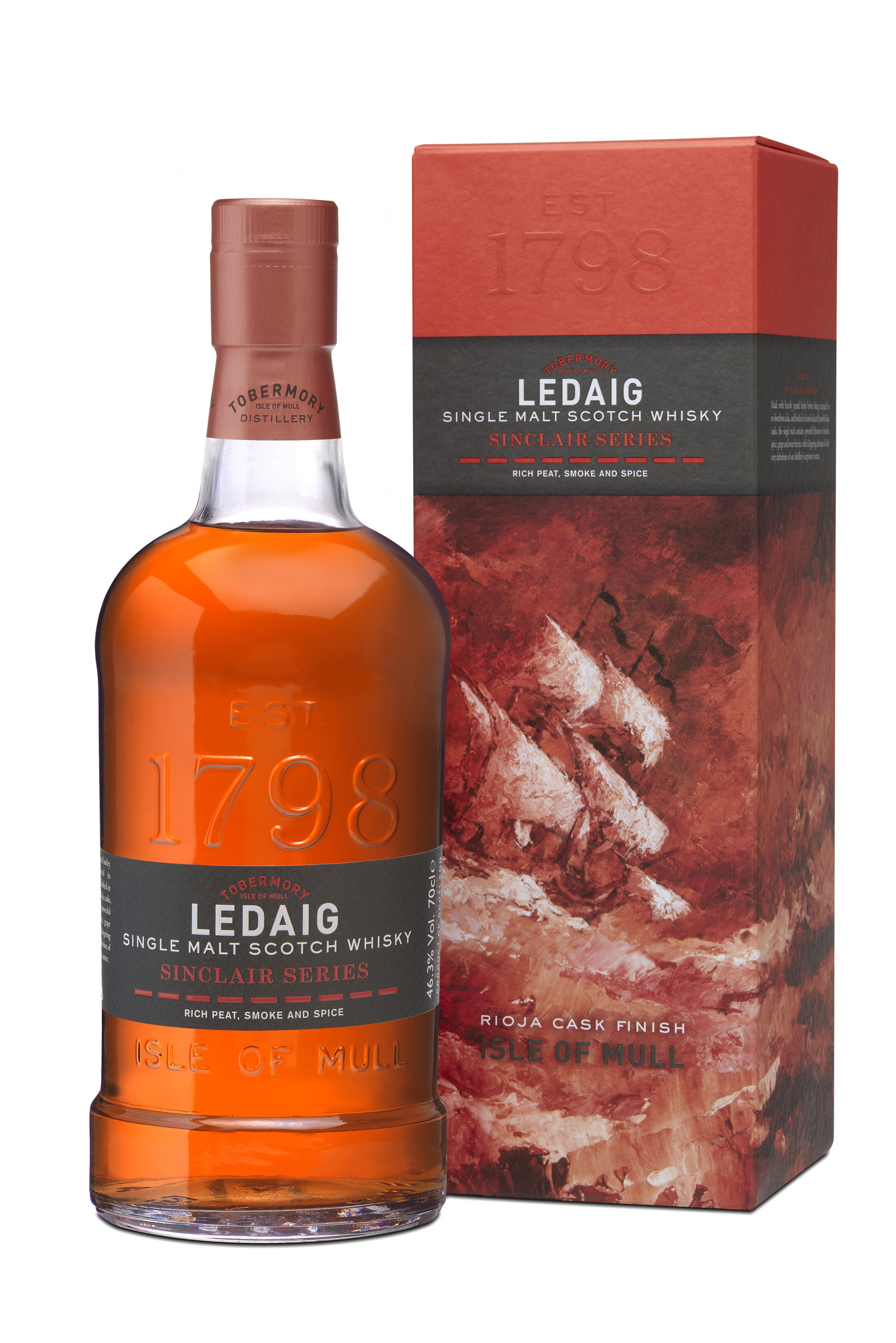 Ledaig Rioja Cask Finish 0,70 ltr 46,3%
