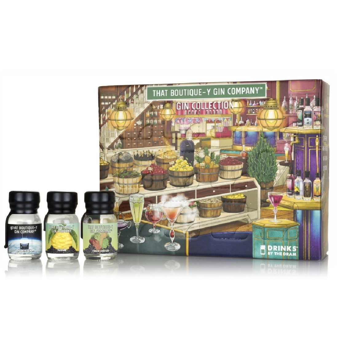 That Boutique-y 12 Gin Dram Set 12 x 0,03 ltr 46%