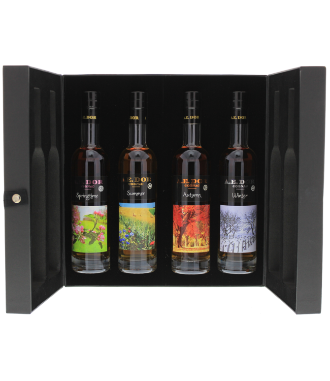AE Dor Cognac Coffret Seasons 4x0,20 ltr 40%