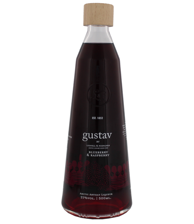 Gustav Blueberry-Raspberry Liqueur 0,50 ltr 21%
