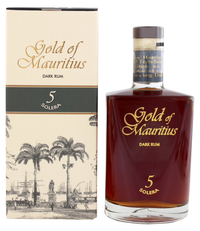 Gold of Mauritius Dark Rum Solera 0,70 ltr 40%