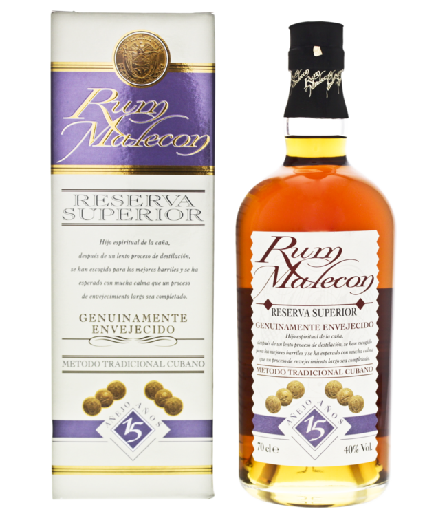 Malecon Reserva Superior 15 Years Old 0,70 ltr 40%