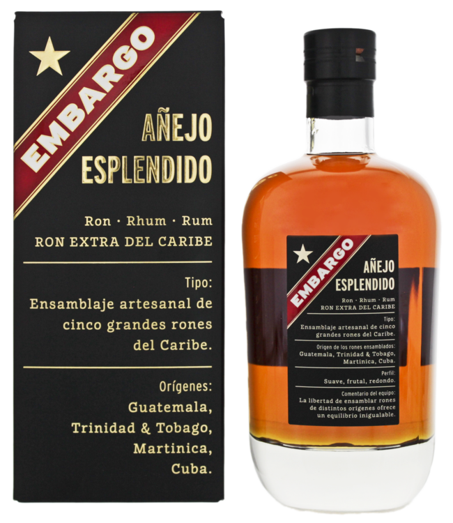Embargo Anejo Esplendido Rum 0,70 ltr 40%