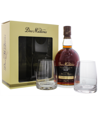 Dos Maderas Dos Maderas Seleccion + 2 glazen 0,70 ltr 42%