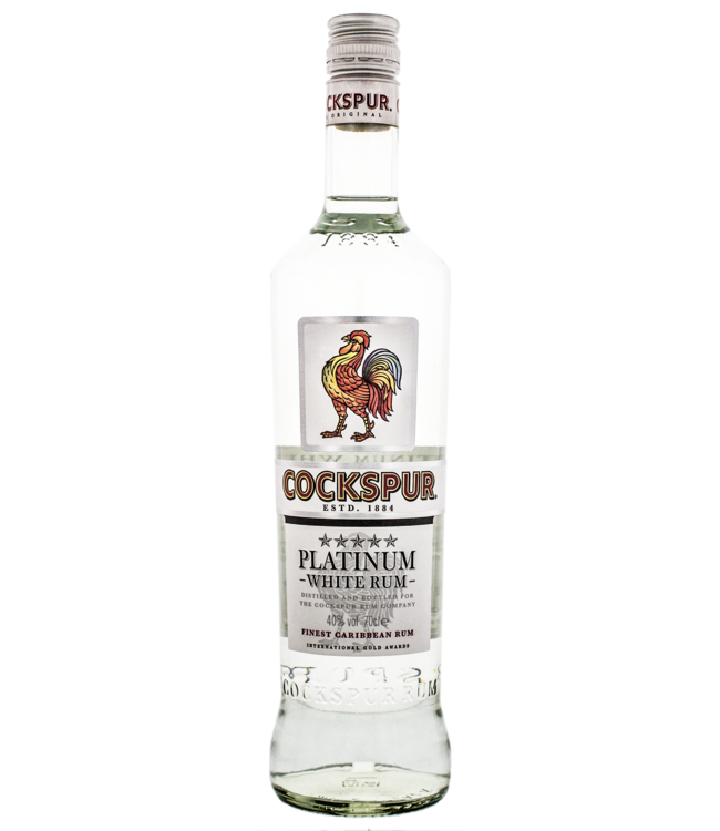 Cockspur Platinum White Rum 0,70 ltr 40%