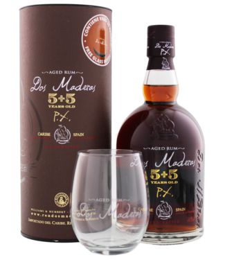 Dos Maderas Dos Maderas PX Triple Aged 5+5 + Glass 0,70 ltr 40%