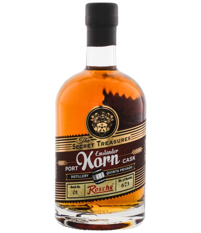 The Secret Treasures Emslander Korn Port Cask Finish Batch No. 1 0,5 ltr 44%