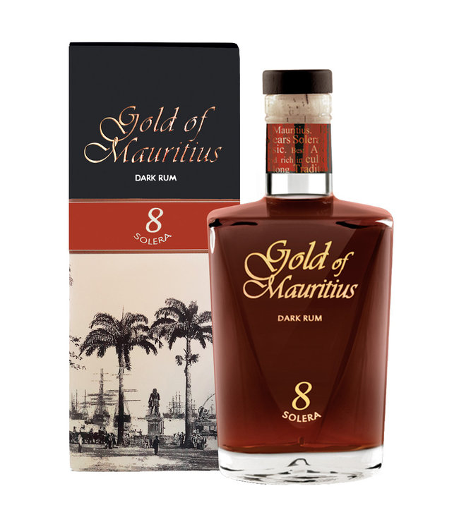 Gold of Mauritius Dark Rum 8 Years Old 0,70 ltr 40%