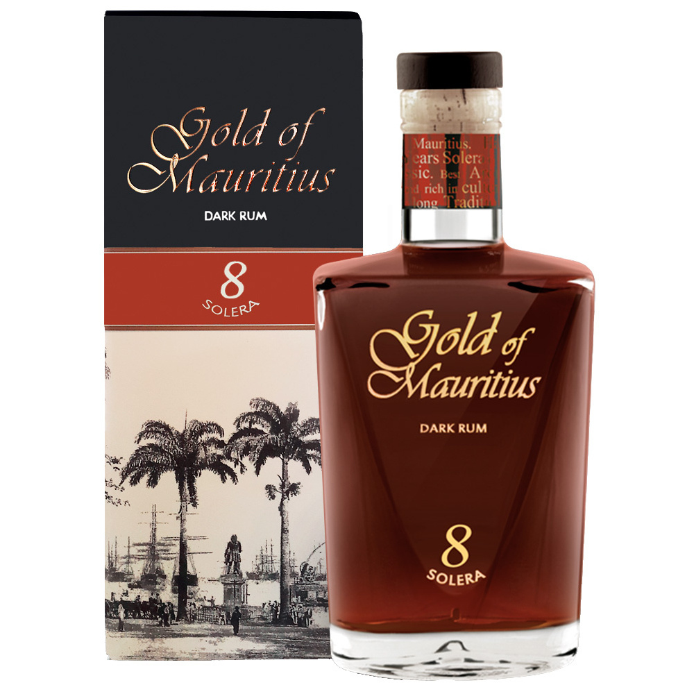 Gold of Mauritius Dark Rum 8 Years Old 0,70 ltr 40%