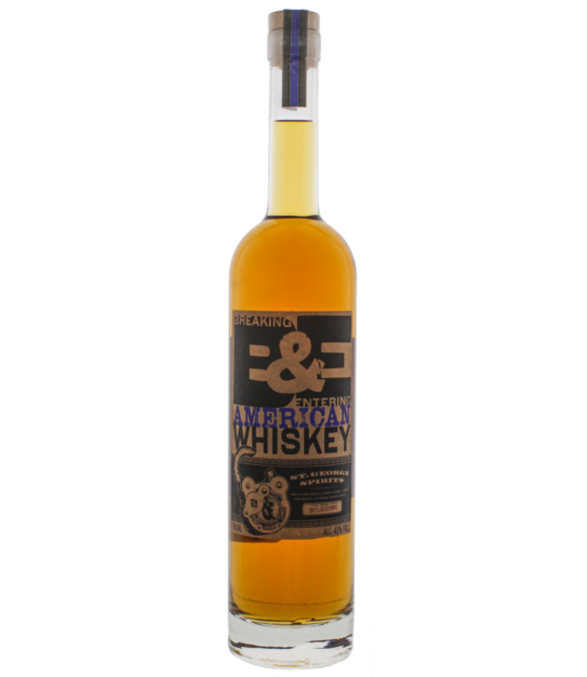 St. George Breaking & Entering American Whiskey 0,70 ltr 43%