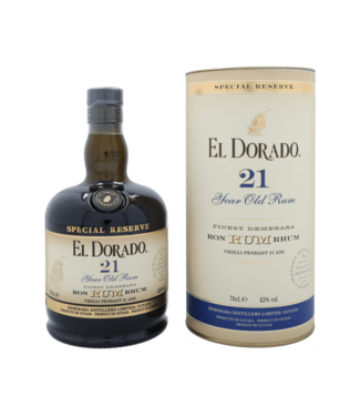 El Dorado El Dorado 21 Years Old 0,70 ltr 43%