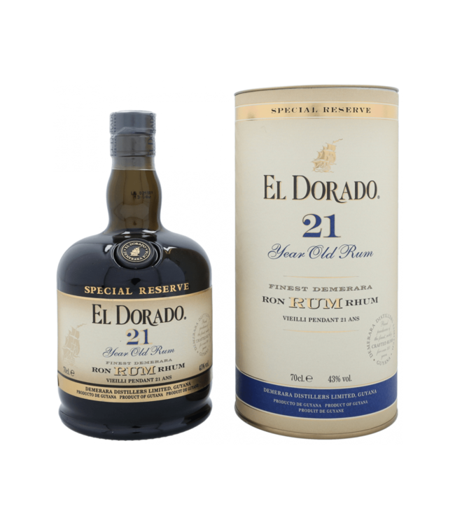 El Dorado 21 Years Old 0,70 ltr 43%