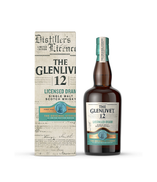 The Glenlivet 12 Years Old Licensed Dram Limited Edition 0,70 ltr 48%