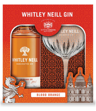 Whitley Neill Whitley Neill Blood Orange Giftpack Met Glas 0,70 ltr 43%